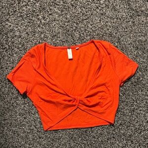 PacSun Orange Crop Top